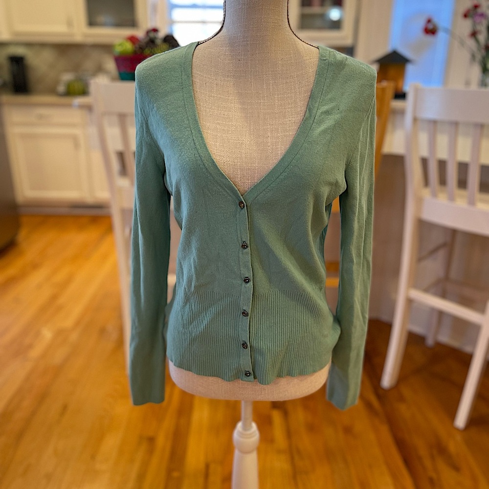 [Loft] seafoam green cardigan